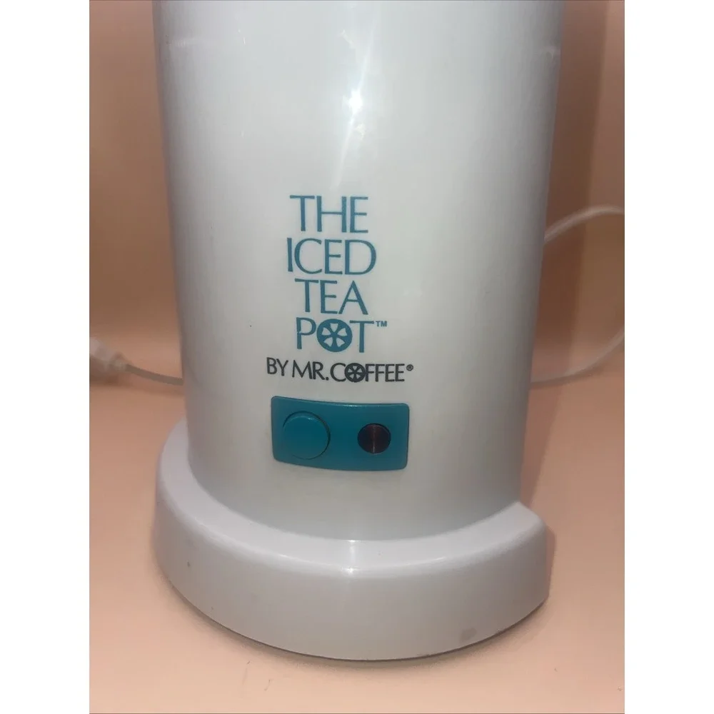 Mr. Coffee Iced Tea‎ Maker 2 QT TM1.7 Teal White Base Unit Only No Pitcher